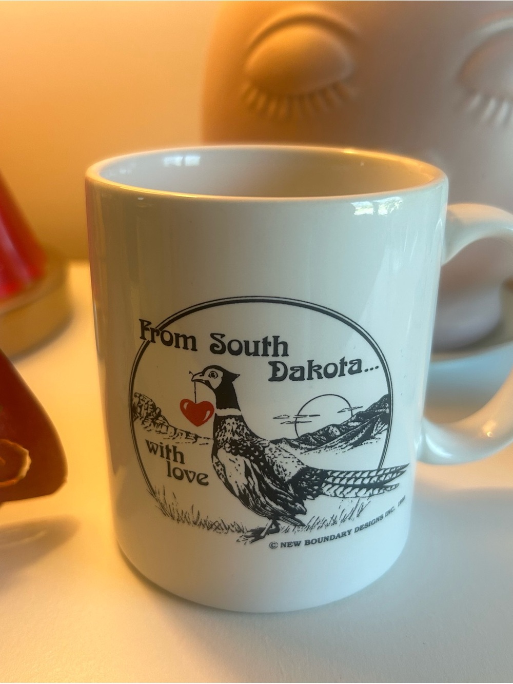 South Dakota 'From South Dakota With Love' White Ceramic Mug